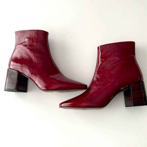 TopShop patent leather ankle boots - Picture 4 of 6